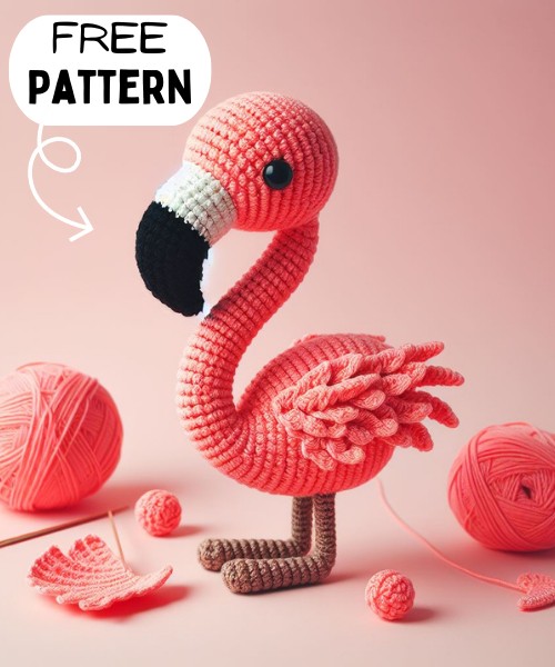 Free Crochet Amigurumi Flamingo Pattern