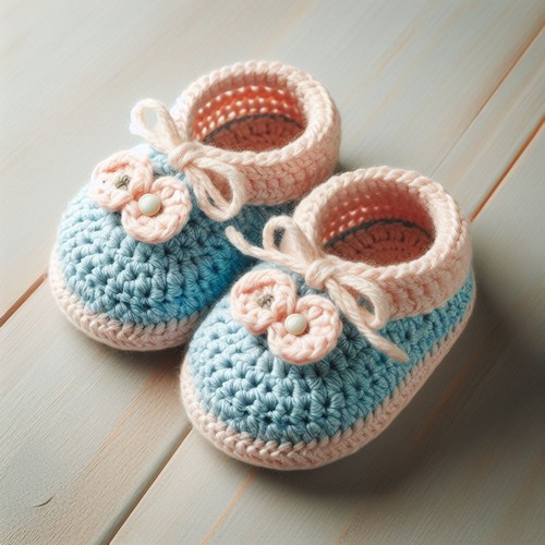 Free Crochet Child Slippers Pattern