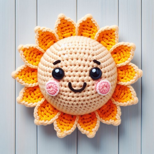 Free Crochet Little Sun Amigurumi Pattern