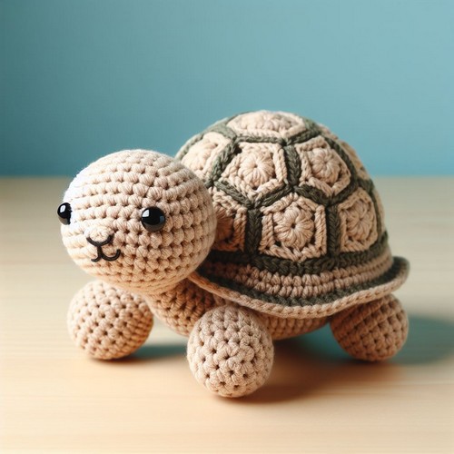 Free Crochet Tortoise Amigurumi Pattern
