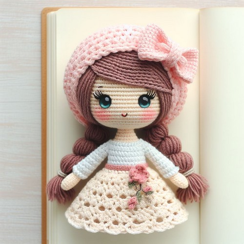 Free Little Lady Doll Crochet Pattern
