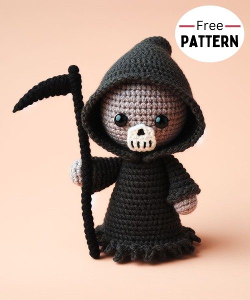 Grim Reaper Amigurumi Free Pattern