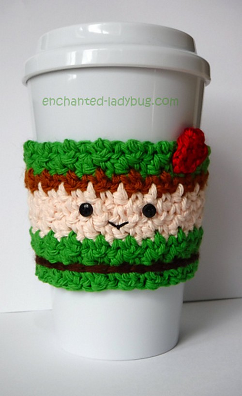 Peter Pan Coffee Cup Cozy