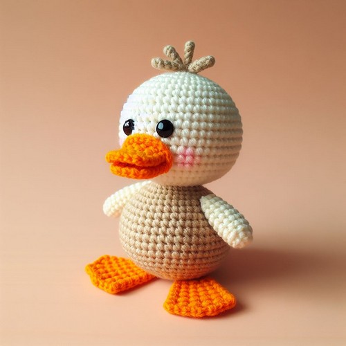 Webby Duck Amigurumi Crochet Pattern