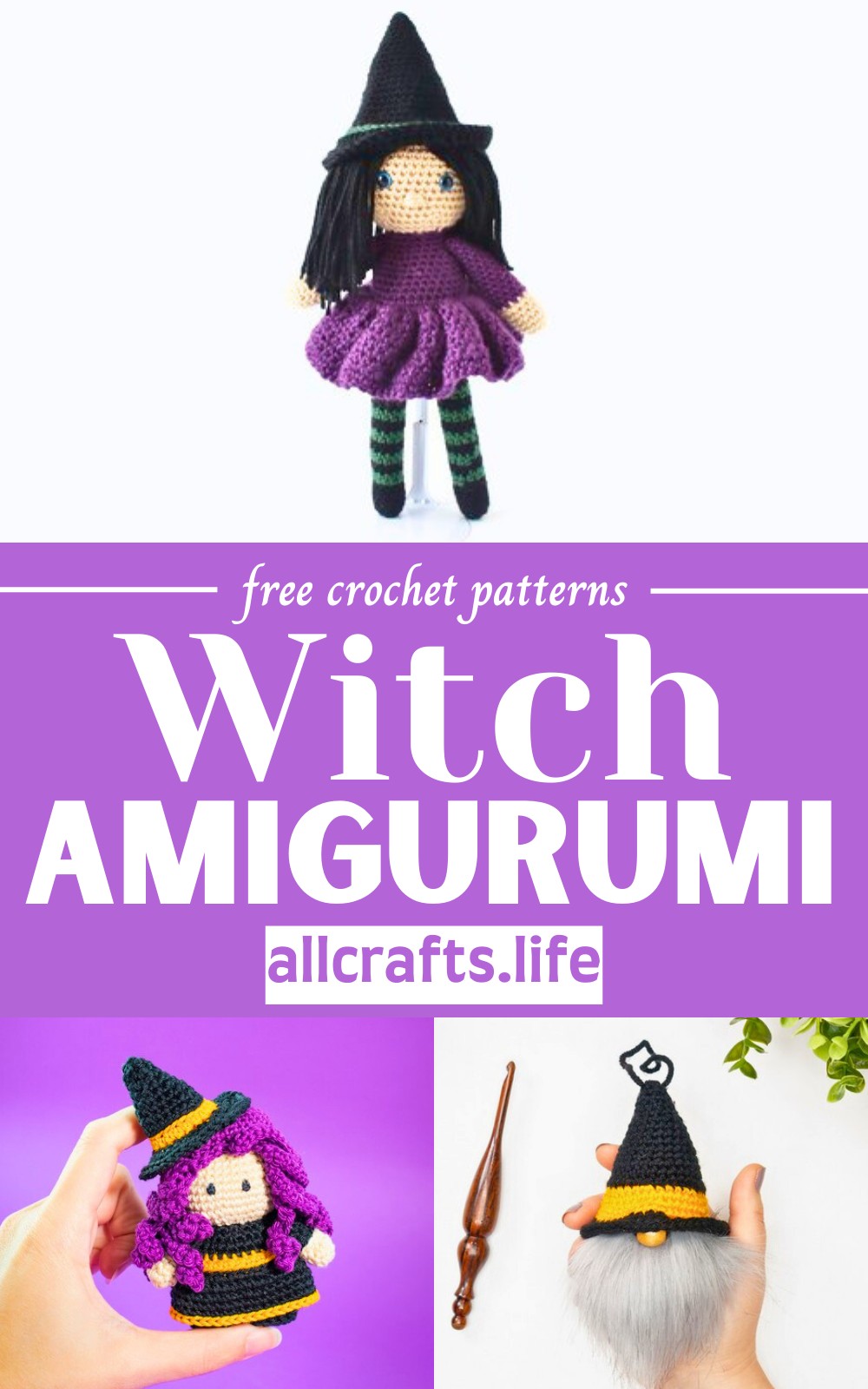 Crochet Halloween Witch Amigurumi Patterns