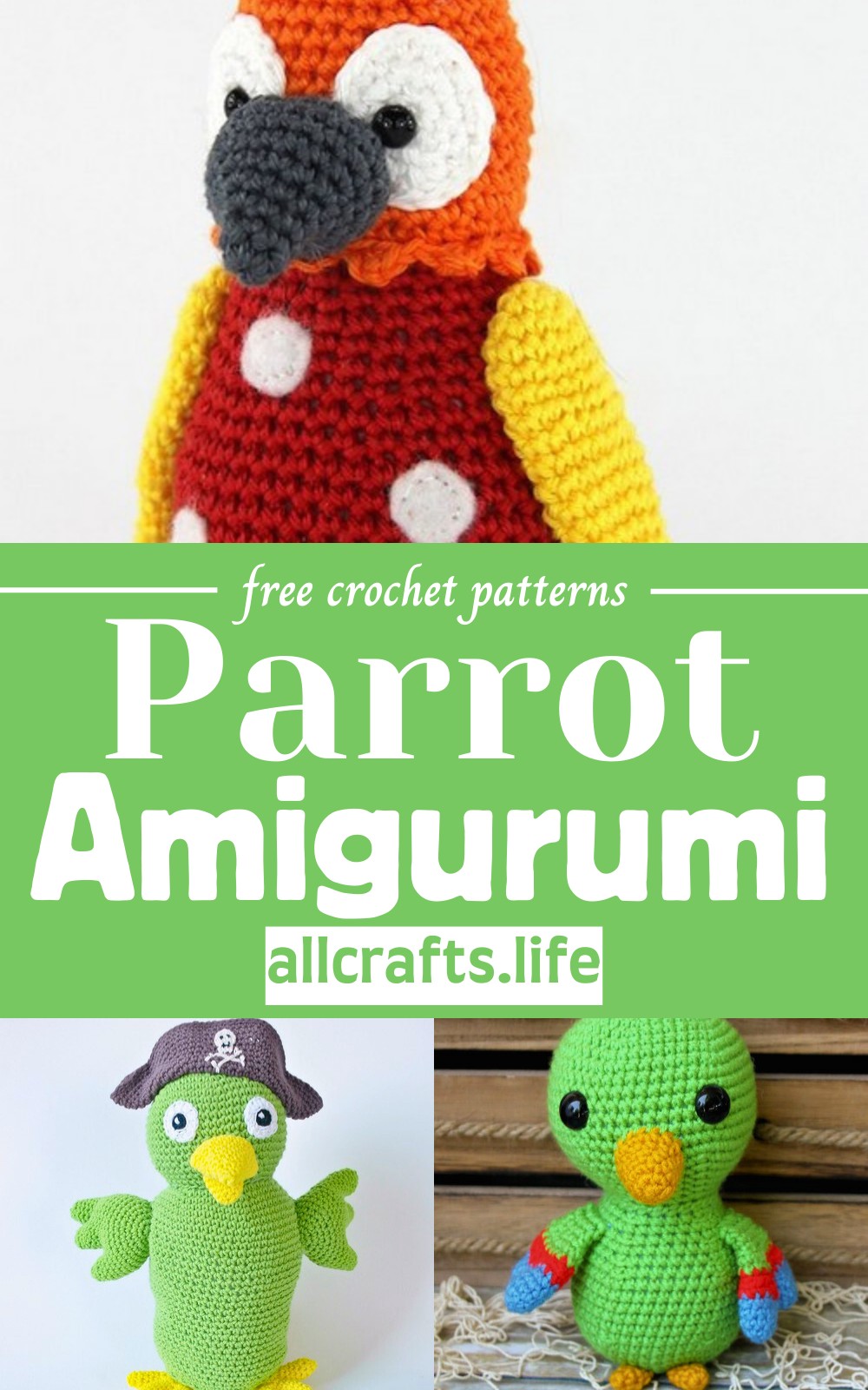 Crochet Parrot Amigurumi Patterns