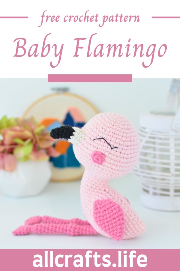 Crochet Baby Flamingo