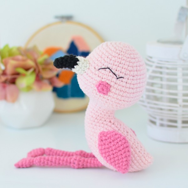 Crochet Baby Flamingo