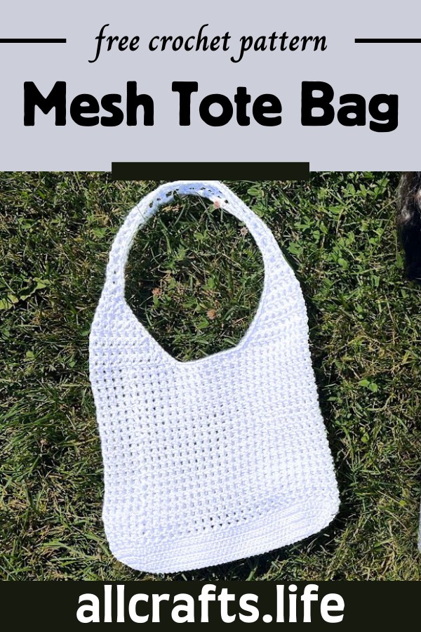 Crochet Mesh Tote Bag