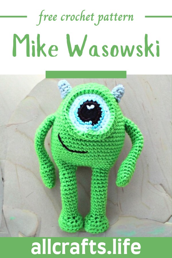 Crochet Amigurumi Mike Wasowski