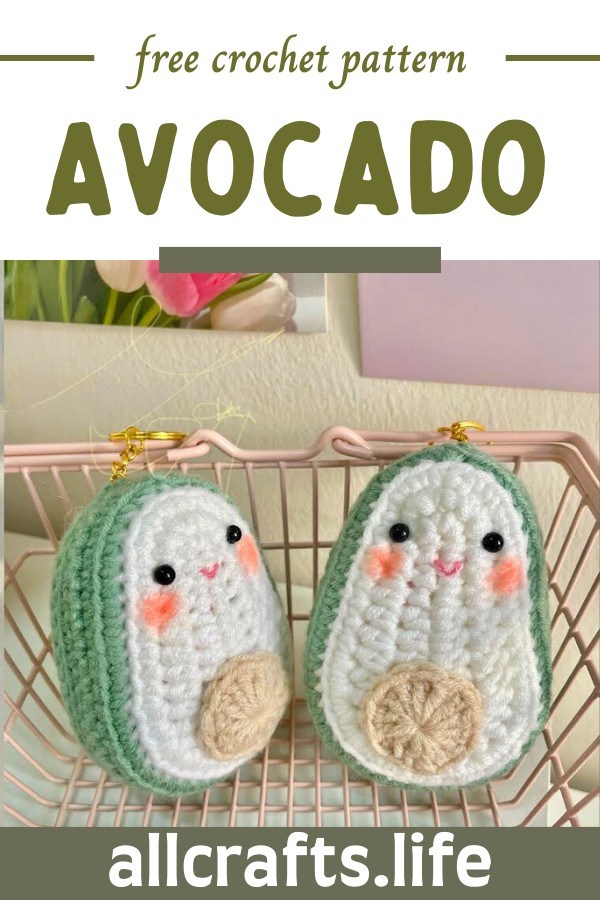 Crochet Avocado Amigurumi