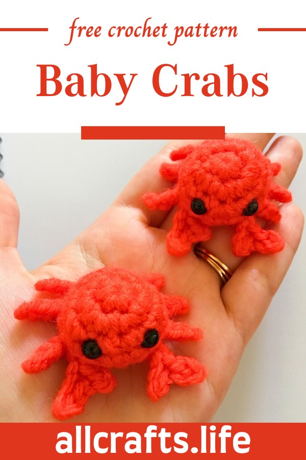 Crochet Baby Crabs Pattern