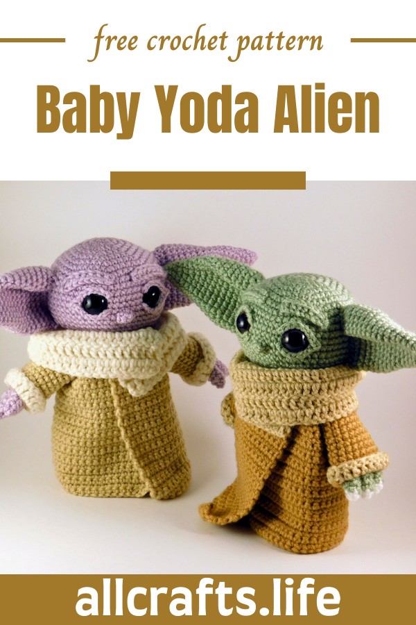 Crochet Baby Yoda Alien Pattern