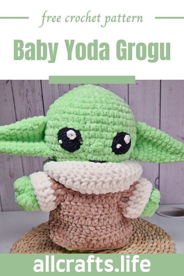 Crochet Baby Yoda Grogu Pattern