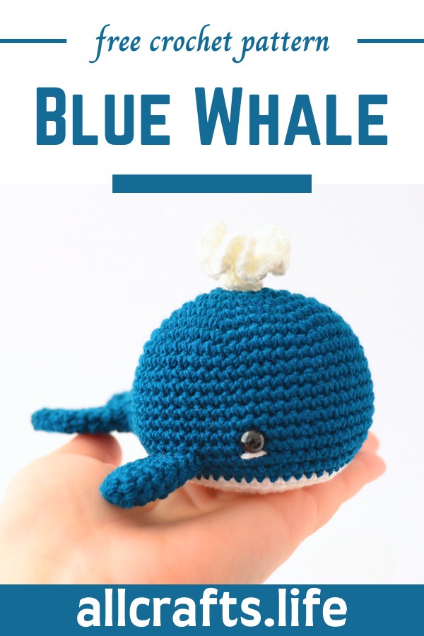 Crochet Blue Whale Amigurumi