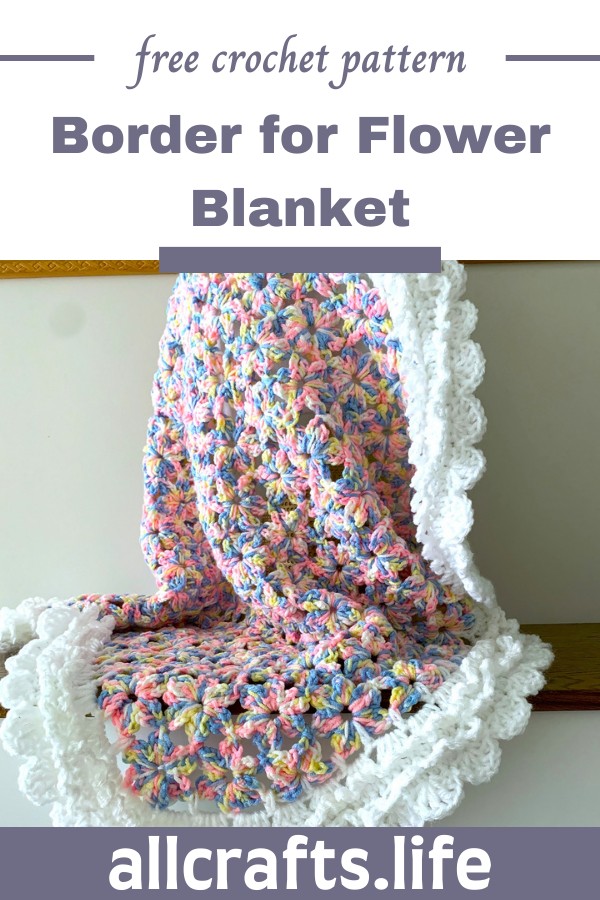 Crochet Border for Flower Blanket Pattern