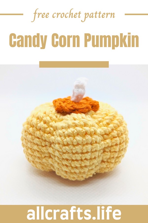 Crochet Candy Corn Pumpkin Pattern