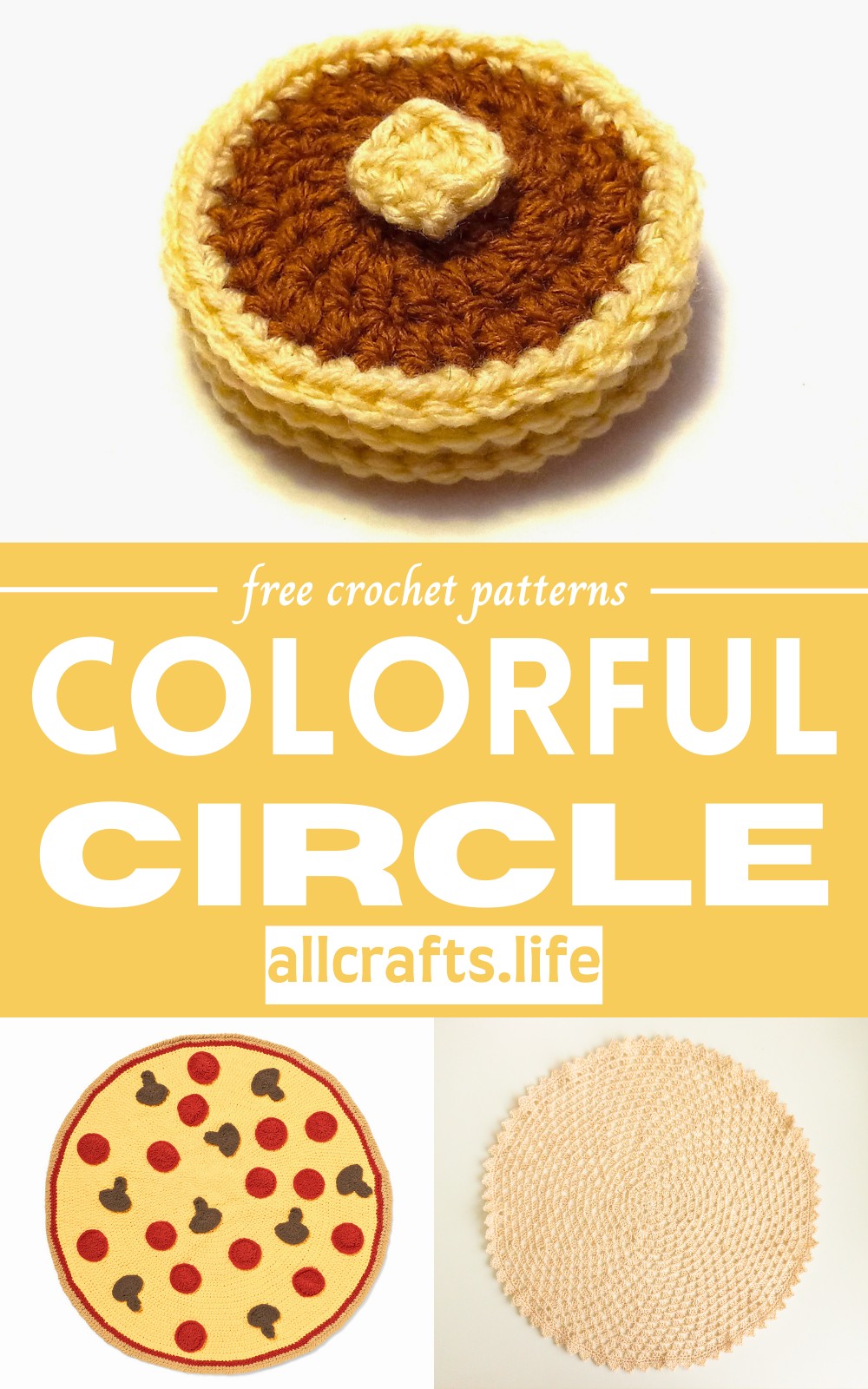 Crochet Colorful Circle Patterns