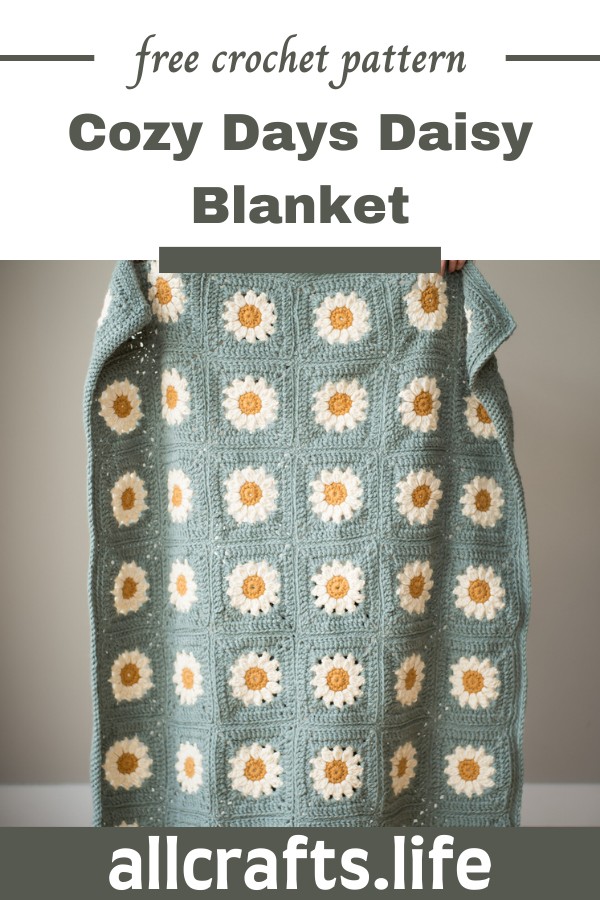 Crochet Cozy Days Daisy Blanket Pattern