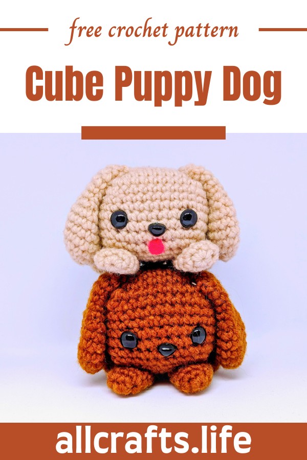 Crochet Cube Puppy Dog Pattern