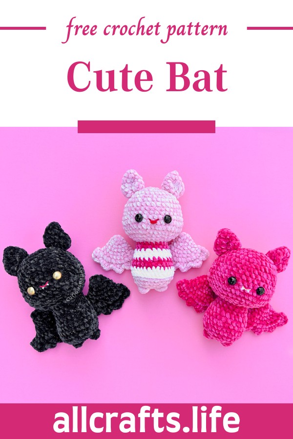 Crochet Cute Bat Pattern