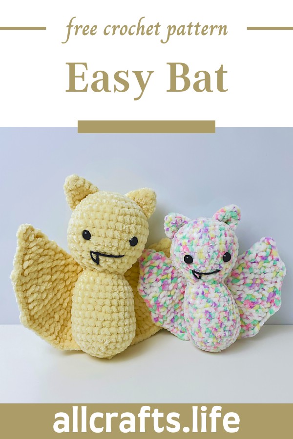 Crochet Easy Bat Pattern