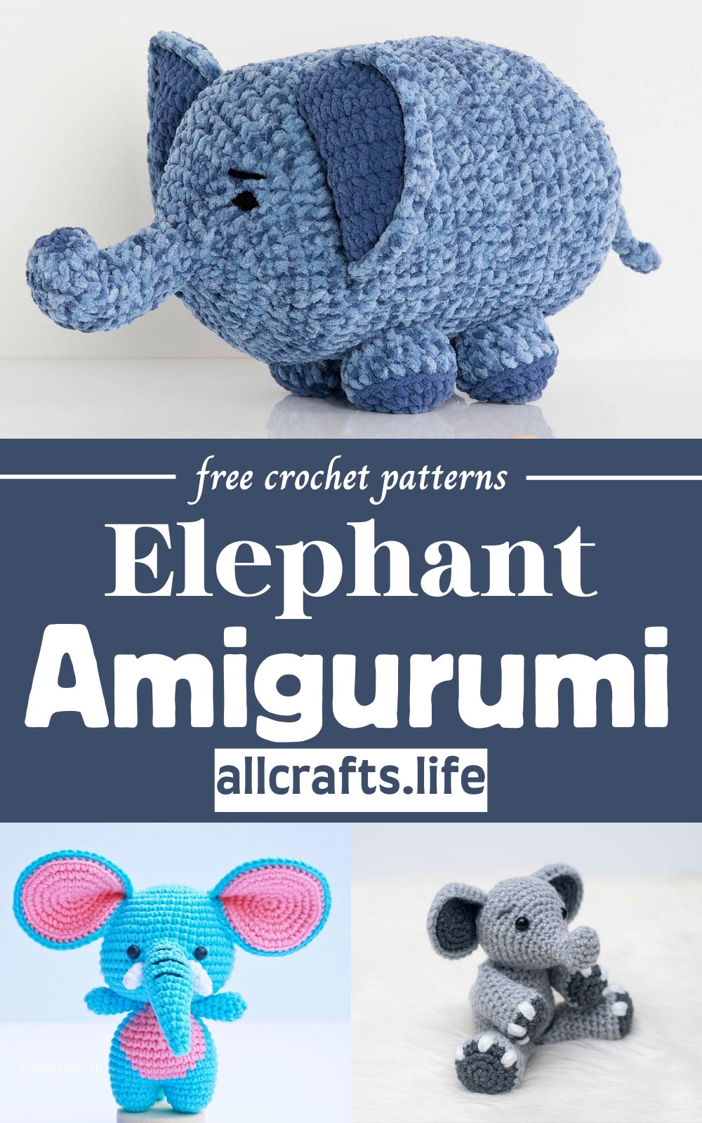 Crochet Elephant Amigurumi Patterns