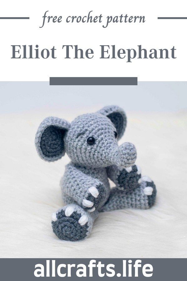 Crochet Elliot The Elephant Pattern