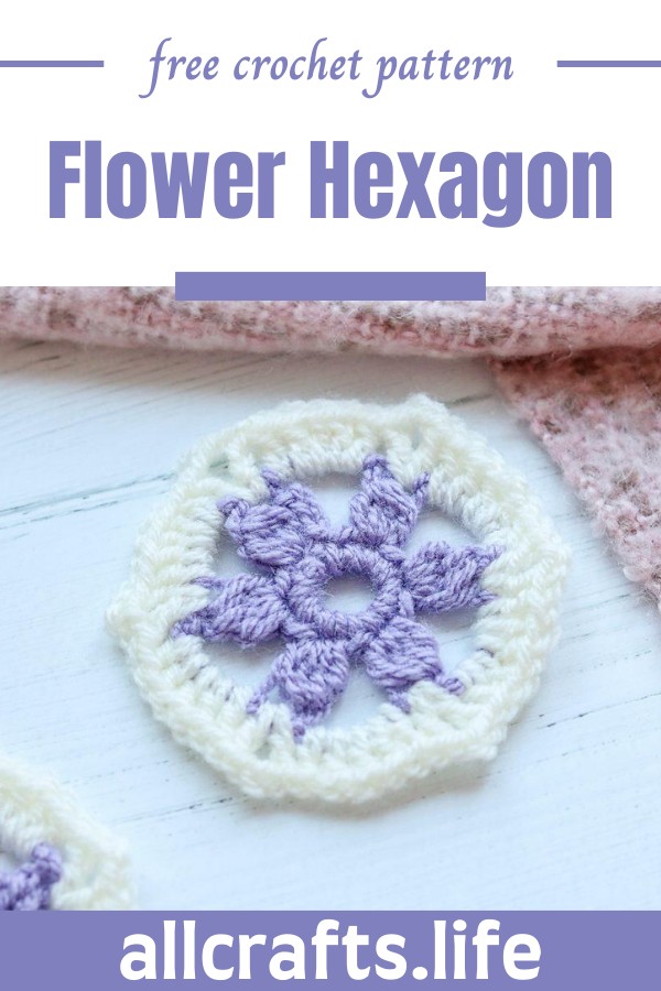 Crochet Flower Hexagon Pattern