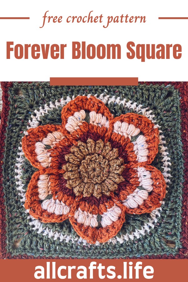 Crochet Forever Bloom Square Pattern