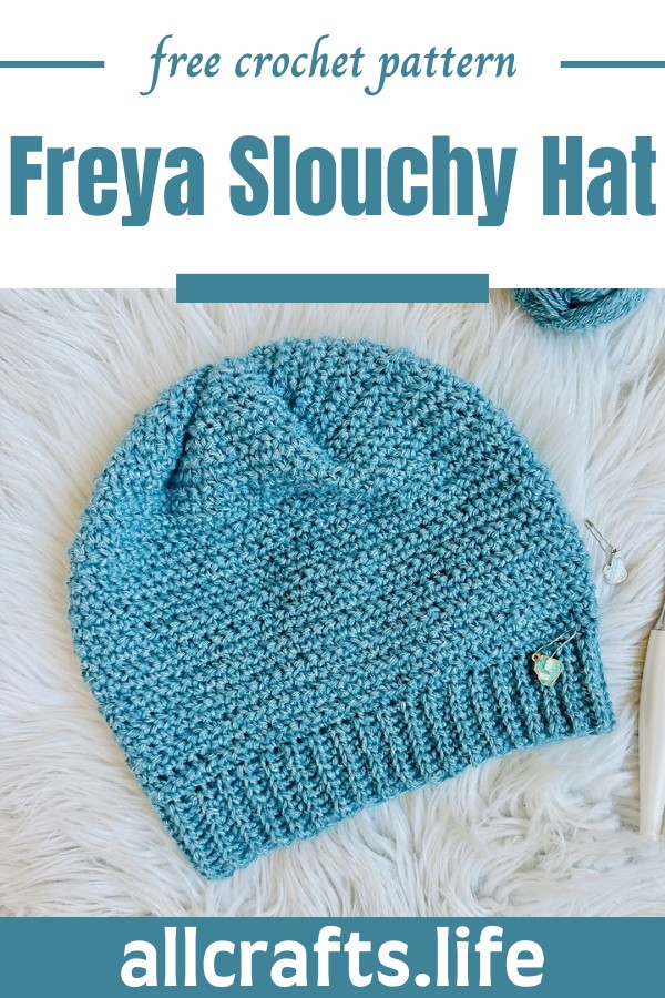 Crochet Freya Slouchy Hat Pattern