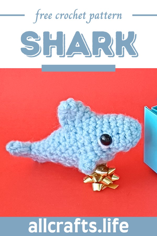 Crochet Great White Shark Amigurumi