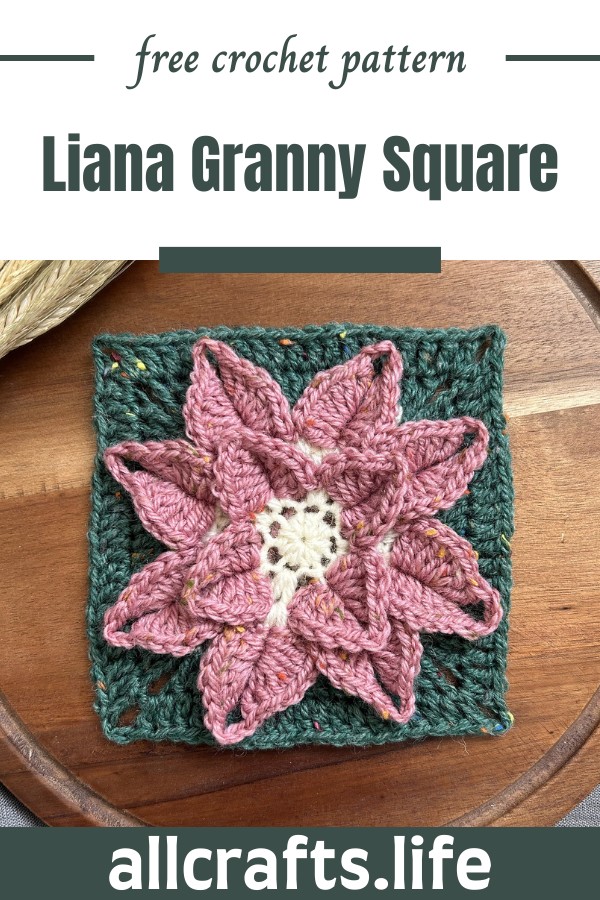 Crochet Liana Granny Square Pattern