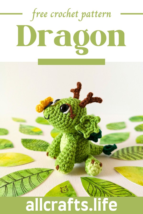 Crochet Little Leaf Dragon