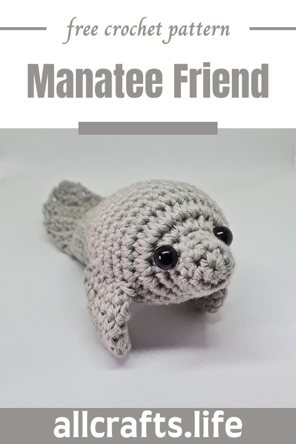 Crochet Manatee Friend Pattern