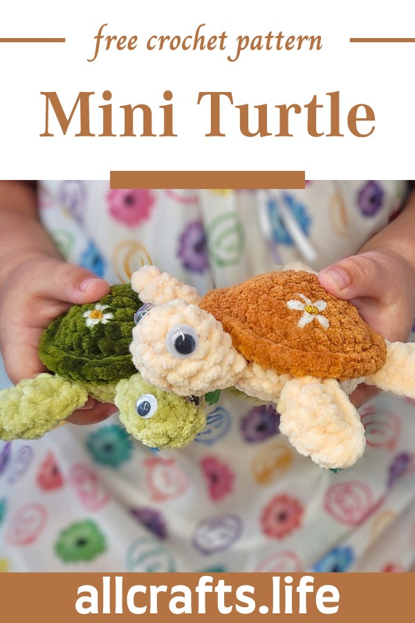 Crochet Mini Turtle Pattern