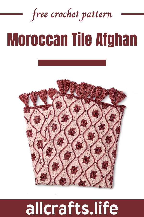 Crochet Moroccan Tile Afghan Pattern