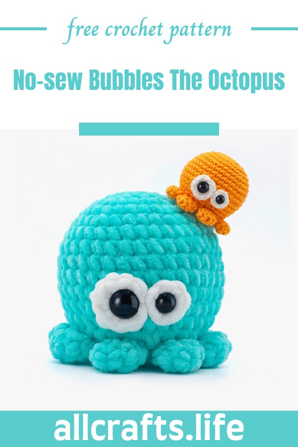 Crochet No-sew Bubbles The Octopus Pattern