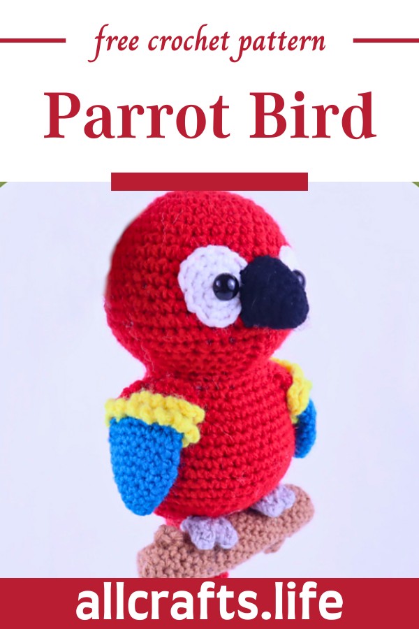 Crochet Parrot Bird Pattern