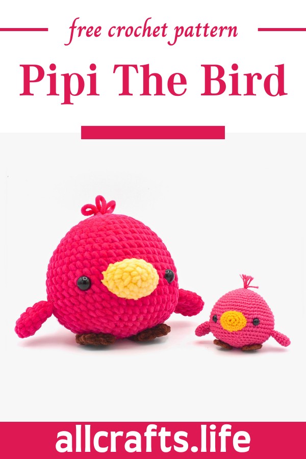 Crochet Pipi The Bird Pattern