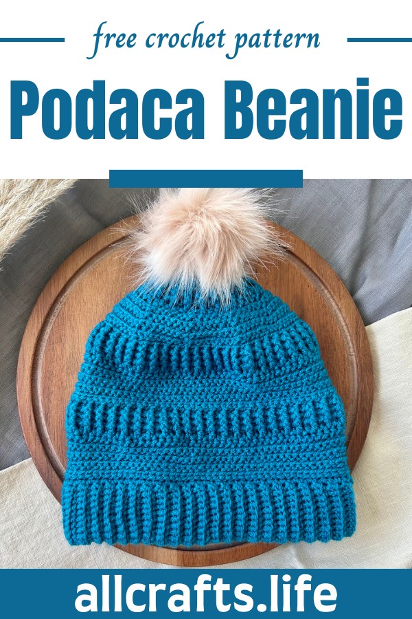 Crochet Podaca Beanie Pattern