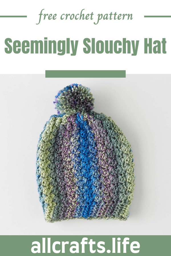 Crochet Seemingly Slouchy Hat Pattern