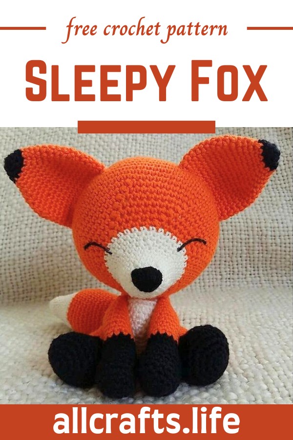 Crochet Sleepy Fox Amigurumi