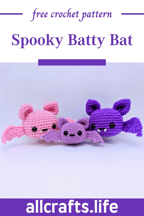 Crochet Spooky Batty Bat Pattern