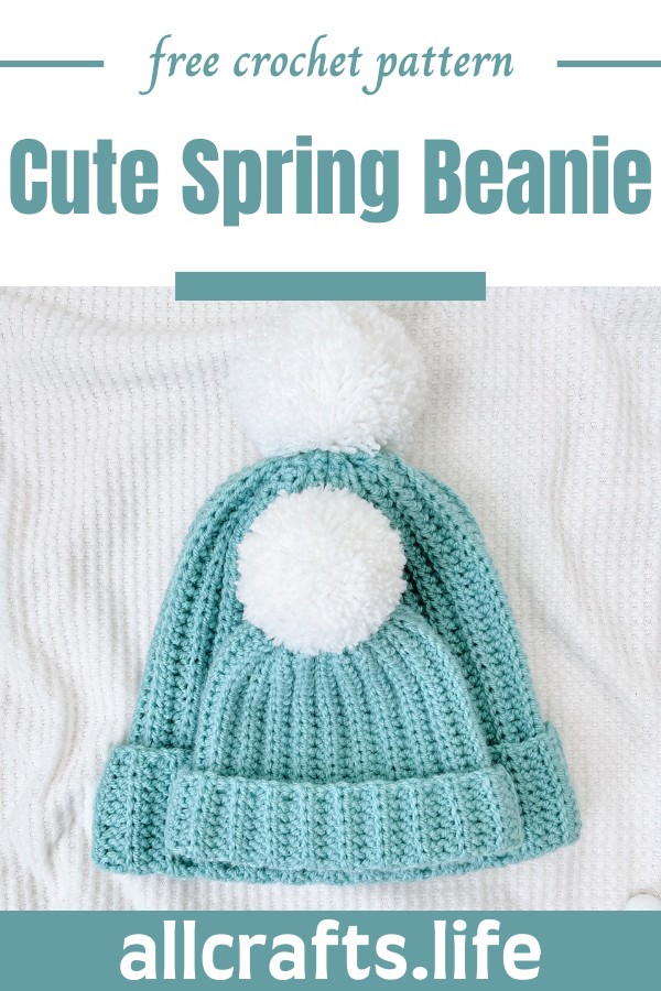 Crochet Spring Beanie Pattern