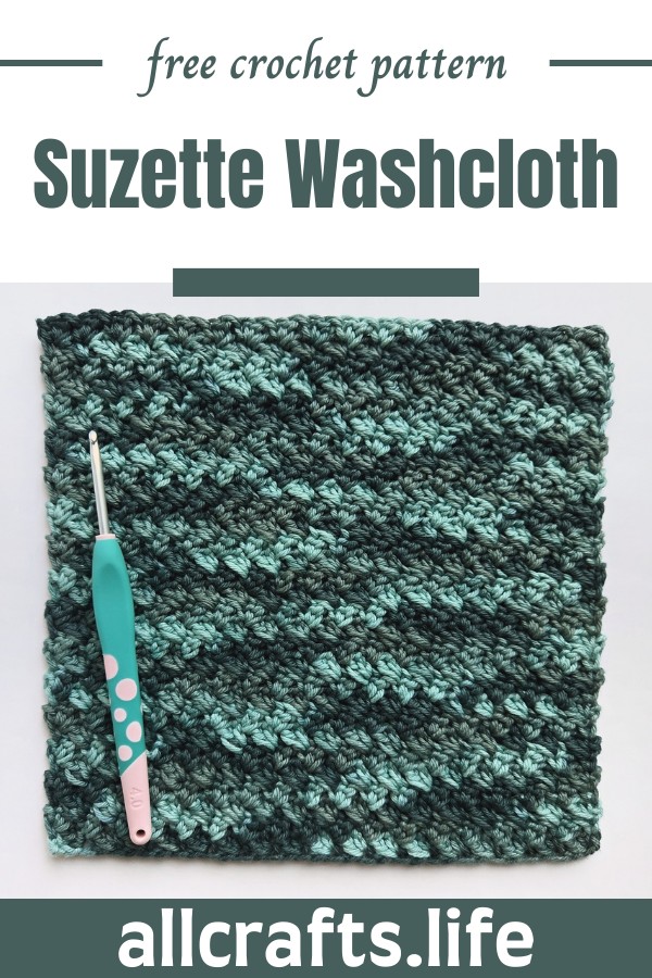 Crochet Suzette Washcloth Pattern