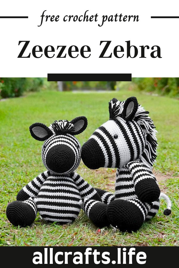 Crochet Zeezee Zebra Pattern