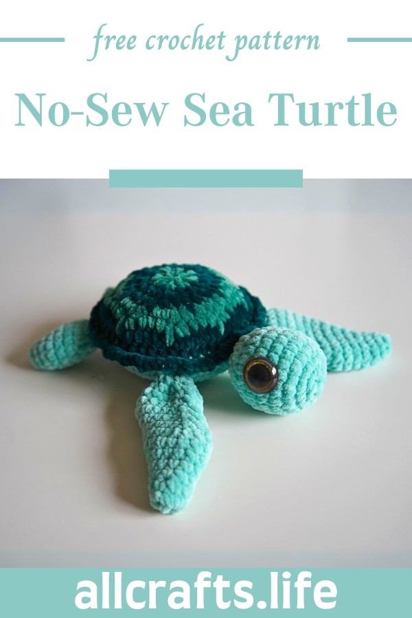 No-Sew Sea Turtle