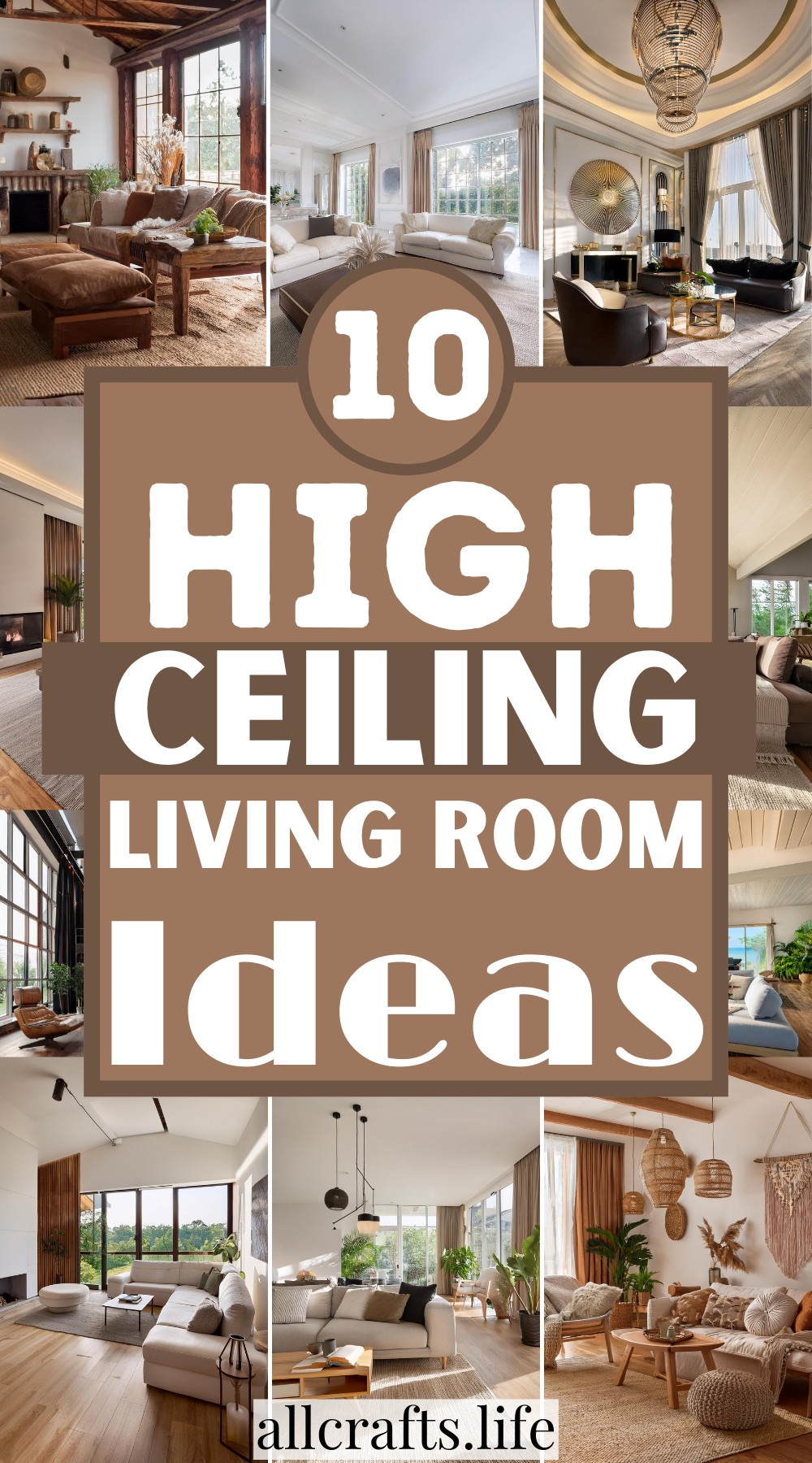 High Ceiling Living Room Ideas