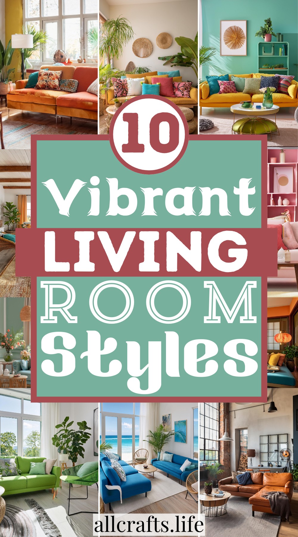 Vibrant Living Room Styles